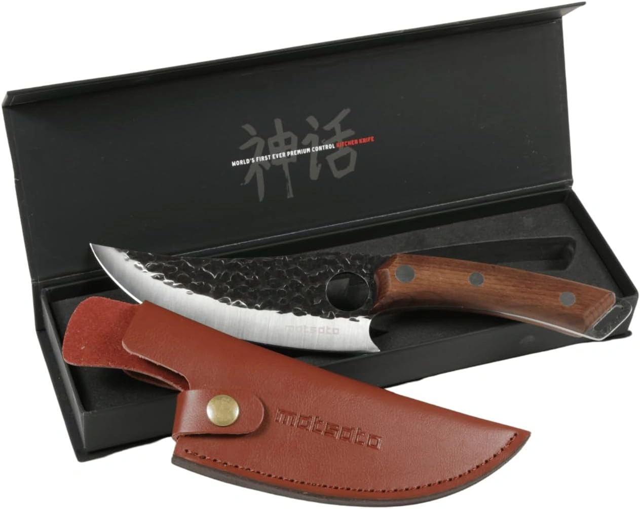 Matsato Cleaver Knife — Hand-Forged Japanese Steel with Full-Tang Handle